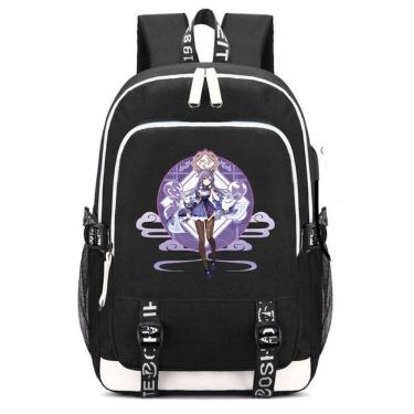 Imagem de Mochila escolar Genshins Impactss Anime para crianças