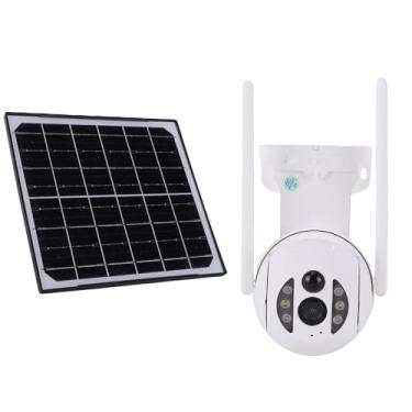 Imagem de Diyeeni Câmera de Segurança Celular 4G LTE Externa, Câmeras de Segurança Solares Sem Fio, Sem WiFi, Câmera Solar e Alimentada por Bateria Com Detecção Humana AI, Aplicativo de