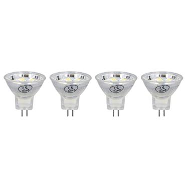 Imagem de Zerodis Lâmpada LED MR11, Refletor 3W 300Lm, Lâmpada de Base Universal para Paisagem (Branco Quente)