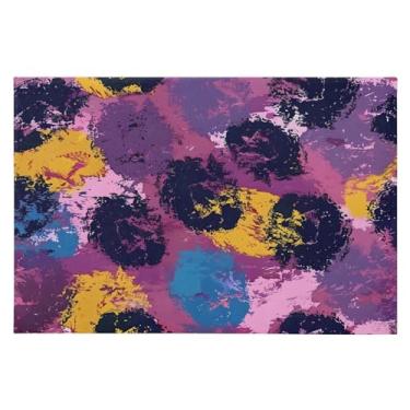 Imagem de CEBUGI Tapete de área 60 x 90 cm macio lavável tapete antiderrapante com suporte de borracha tapetes de área de impressão animal para sala de estar, quarto, decoração de casa