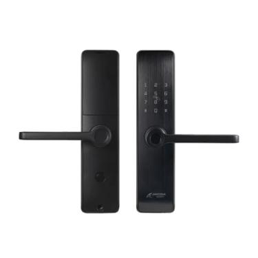 Imagem de Fechadura Digital de Embutir Wi-Fi FD517 com Biometria, Tag, Chave e App Tuya