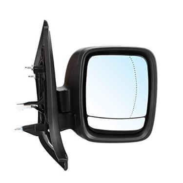 Imagem de Cryfokt Espelho Retrovisor Preto Elétrico Lado Direito Apto para Talento 2016- Clear Wide View Substituição de Espelho Refletor Elegante, Material ABS Apto para Trafic 2014-, para Vivaro 2014-,