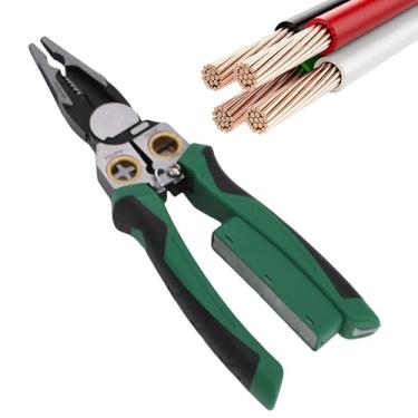 Imagem de Fafeicy Alicate Elétrico Multifuncional 8 Em 1, Descascador de Fios Com Testador de Tensão para Eletricista, Reparo Doméstico, Fiação Automotiva, Faça você Mesmo