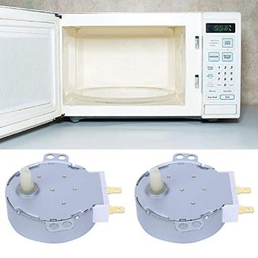 Imagem de Cryfokt 2 Pces TYJ50-8A7 Motor Síncrono AC220-240V Rotação Estável de Baixo Nível de Ruído para Peças de Reposição do Forno de Microondas