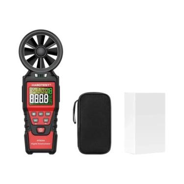 Imagem de Anemômetro Digital Portátil Medidor De Velocidade Do Vento Com Display