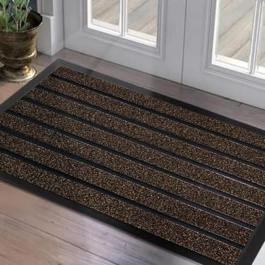 Imagem de 2 Tapete Porta Seca Pé Capacho Antiderrapante Andys Bg 45X75 - Idealiz