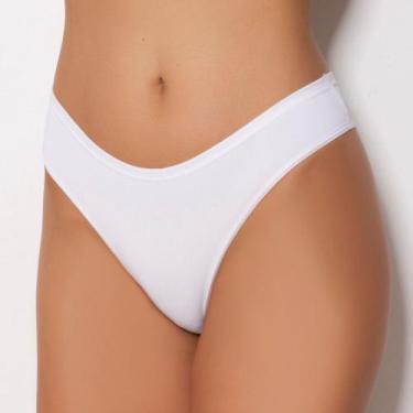 Imagem de Calcinha Básica em Microfibra Cor:BrancoTamanho:G - MTX Lingerie, Bran