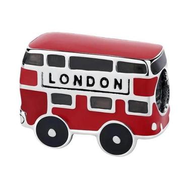 Imagem de Pingente De Daruma Da Guarda Real Em Prata Com Contas Vermelhas Para M