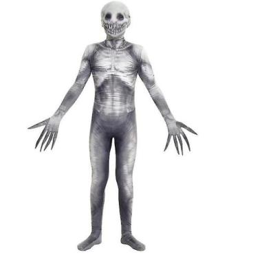 Imagem de Zombie Onesie + Skull Cover Cosplay Horror Game para pais e - Gloome S