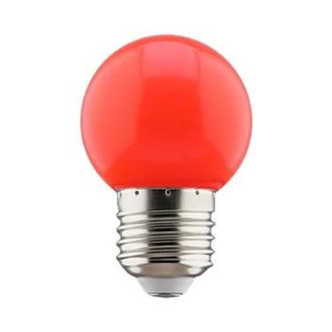 Imagem de Lâmpadas De Chandelier LED Coloridas 20 PCS E27 220V G45 1W Iluminação