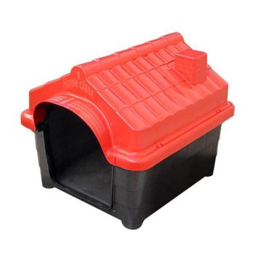 Imagem de Casinha Para Cachorro Home Class 1 Vermelha - Mecpet