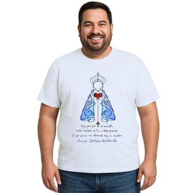 Imagem de Camiseta Nossa Senhora De Aparecida Mãe Personalizada - Use P4, Branco