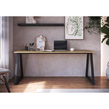 Imagem de Mesa Escrivaninha para Escritório 160cm Concept Móvel na Caixa - Mvel 