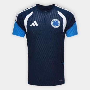 Imagem de Camisa Cruzeiro 26/27 Treino Adidas Masculina, Azul escuro, P