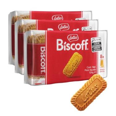 Imagem de 48 Biscoitos - 3 Pacotes - Lotus Biscoff
