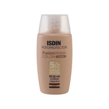 Imagem de Protetor Solar Facial FPS50 Cor Clara Isdin Fusion Water 50ml, Claro, 