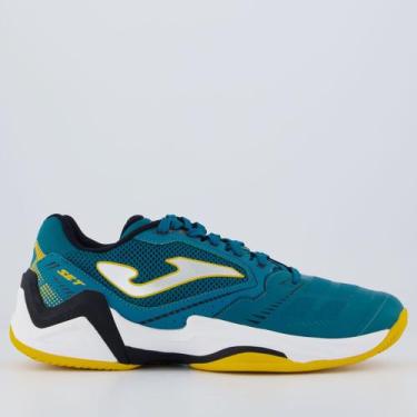 Imagem de Tênis Joma Set Saibro Azul e Amarelo, 44