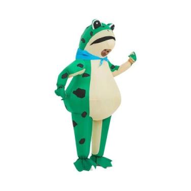 Imagem de Fantasia Inflável De Sapo Para Adultos, Traje De Corpo Inteiro Para Co