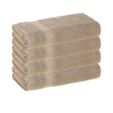 Imagem de Toalha de Banho Karsten Linea Felpuda 70x135, Cinza - 80204, 4