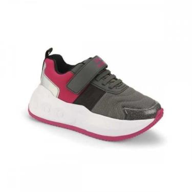 Imagem de Tenis Bibi Skatenis 1243016 Rodinhas Menina Infantil, Preto, 32
