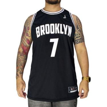 Imagem de Regata Basquete M10 Brooklyn 7 Preto Aero Dry Cor:PretoTamanho:G, Pret