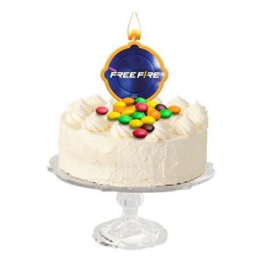 Imagem de Vela Free Fire Gamer Decoração Aniversario Festa Infantil - Festcolor