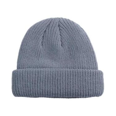 Imagem de Gorro Unissex De Malha Canelada Estilo Pescador Marinheiro Curto Para 