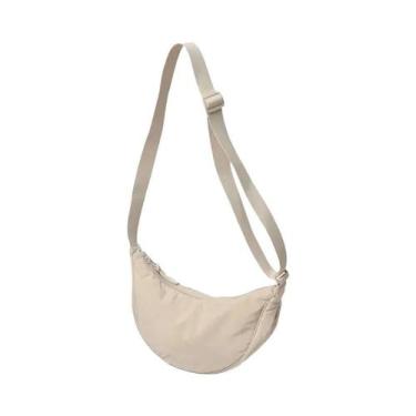 Imagem de Bolsa De Ombro Feminina De Grande Capacidade Em Nylon Simples Casual D