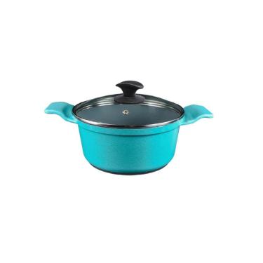 Imagem de Caçarola Azul Turquesa Antiaderente Cerâmica Javali AA 26cm