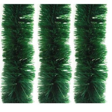 Imagem de Festão De Natal Pet Largo Verde Fosco 12cm Jogo 15 metros - Yangzi