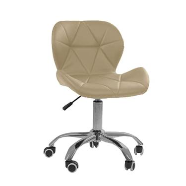 Imagem de Cadeira Office Eiffel Slim Ajustável Base Giratória - Bege