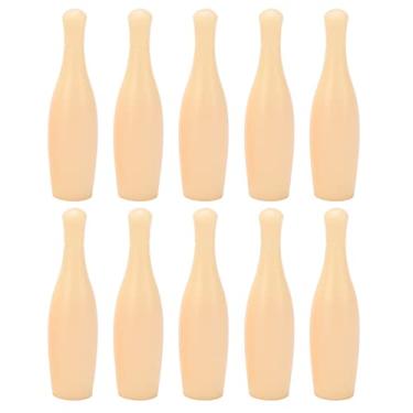 Imagem de 10 peças de pinos de boliche,Conjunto de pinos de boliche para crianças, brinquedo de pinos de boliche de plástico durável para crianças, brinquedo divertido de jogo de boliche para crianças pequenas