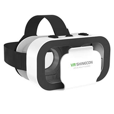 Imagem de Serenable Vidros portáteis do filme & dos jogos de vr shinecon 3d dos vidros da realidade virtual 3d para o telefone móvel de 4.7 for-6.53 mobile