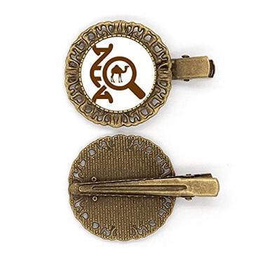 Imagem de Lupa Animal Gene Art Deco Presente Fashion Hairpin Headdress Broche Presilha de Cabelo