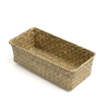 Imagem de Cesto quadrado de seagrass 27cm - Oikos