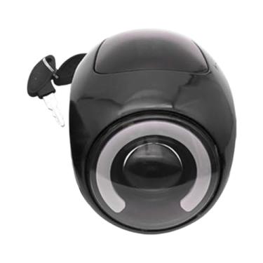 Imagem de Dynwave Kit de luzes elétricas para farol de bicicleta, 48-60v, economia de energia, durável com buzina, preto