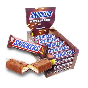 Imagem de Caixa De Chocolate Snickers - Kit 20 Unidades De 45G - Mars