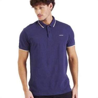 Imagem de Camiseta Polo Colcci Azul Darkness - Masculino-Masculino