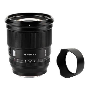 Imagem de VILTROX PRO 75 mm f/1.2 E para suporte Sony E, lente Prime de foco automático f1.2 75 mm para Sony E Mount Mirrorless a7R a7IV a7RIII a7RIV a7RV A1 FX3 ZVE1 A7CII a6000 a6400 a6600 a6700 ZV-E1000 FX30