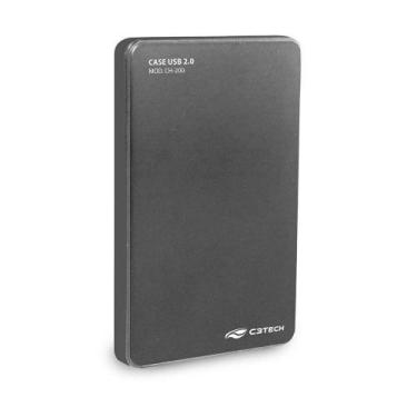 Imagem de Case Gaveta para HD Externo Notebook 2,5 Usb 2.0 C3tech