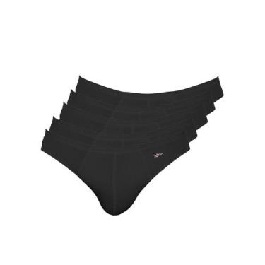 Imagem de Kit com 5 Cuecas Slip Zorba 772, Preto, G