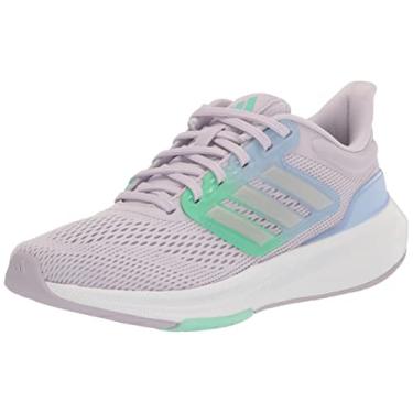 Imagem de adidas Tênis de corrida feminino Ultrabounce, Silver Dawn/Prata Metálico/Pulse Mint, 38