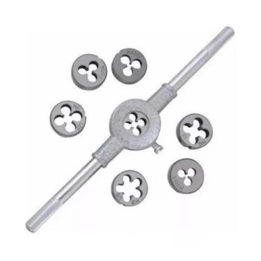 Imagem de Jogo De Tarracha C/ 8 Peças Cossinetes Profissional - Império