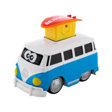 Imagem de Van de Brinquedo Press Go Miniatura Volkswagen - Bburago Junior, Branc