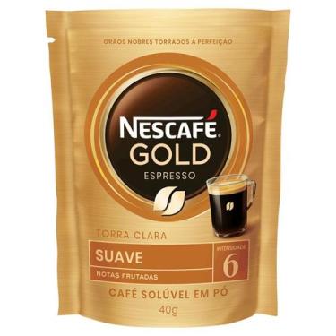 Imagem de Café Solúvel em Pó Espresso Suave Nescafé Gold Sachê 40g, 40g
