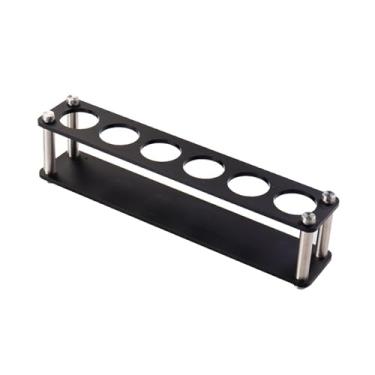 Imagem de Ioensy Porta-copos de vidro para shots, porta-copos de vinho e bebidas alcoólicas, organizador de ferramentas de barman em acrílico, ferramenta de barman, 30x8x6cm