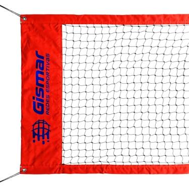 Imagem de Rede Multisport Pro Beach Tennis, Futevôlei, Vôlei de Praia Laranja