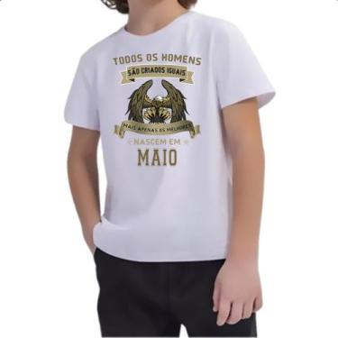 Imagem de Camiseta Infantil Homem Lenda Aguia Maio - Alearts, 12