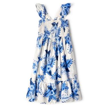 Imagem de The Children's Place Vestido casual sem mangas tamanho único para meninas, Floral branco, GG