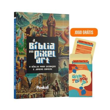 Imagem de Combo Kids  Start da Fé - Biblia Em Pixel Art + Quem sou eu - EDITORA 